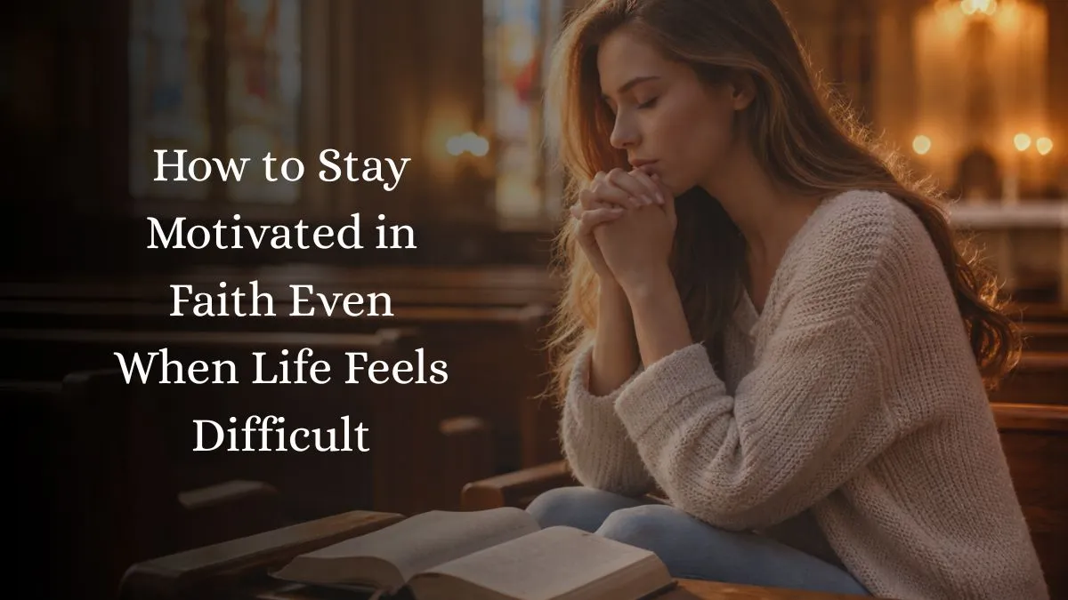 How to Stay Motivated in Faith Even When Life Feels Difficult