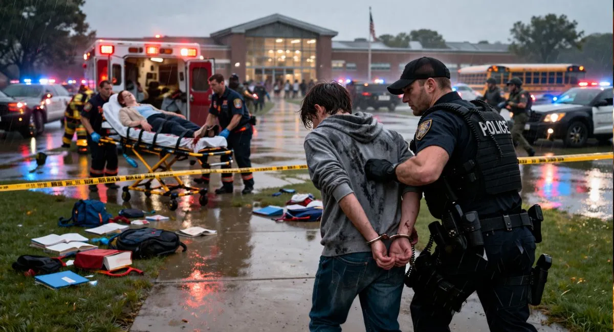 Teen School Shooting: 15-Year-Old Accused of Attacking Teacher